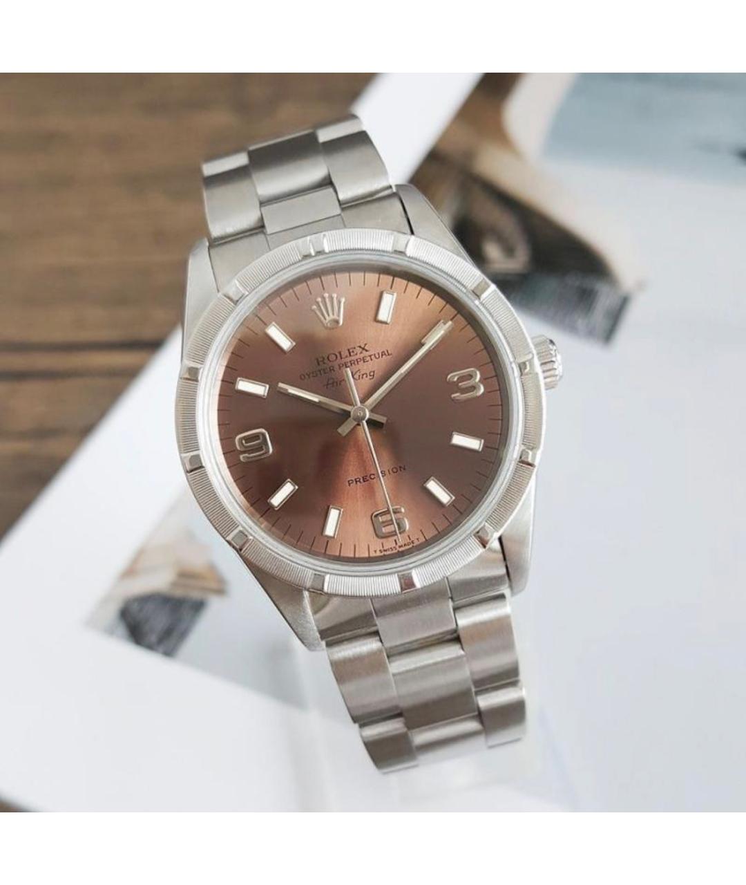 ROLEX Серебряные часы, фото 6