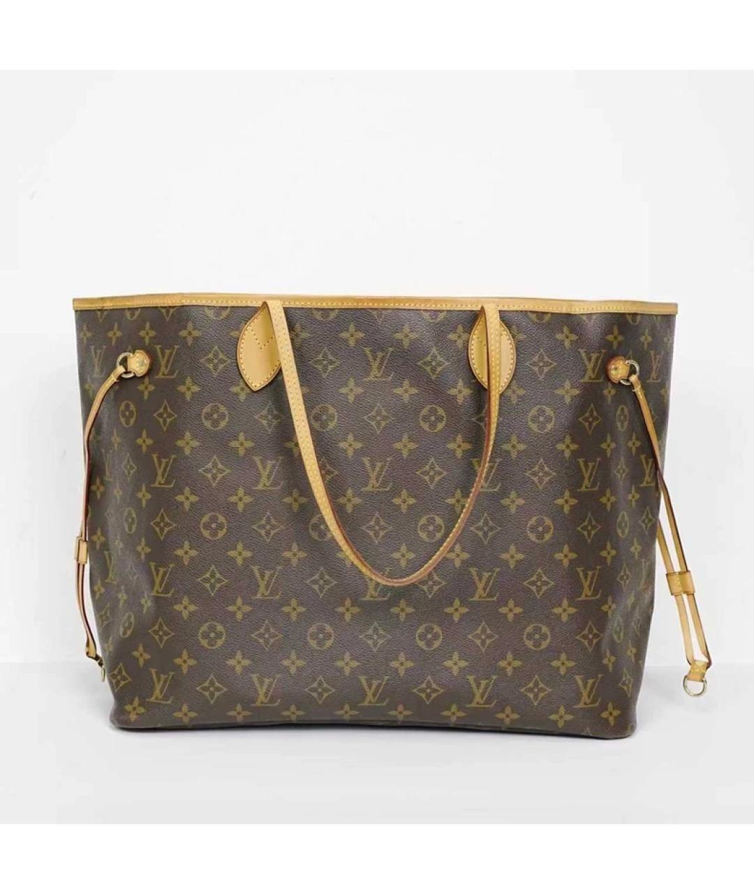 LOUIS VUITTON Коричневая сумка с короткими ручками, фото 11