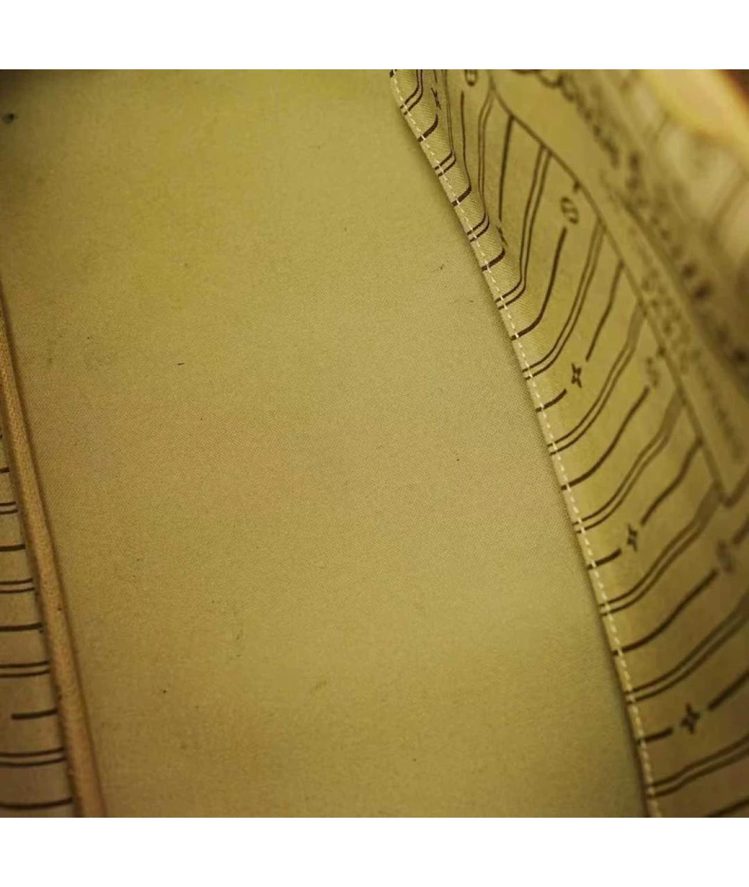 LOUIS VUITTON Коричневая сумка с короткими ручками, фото 7