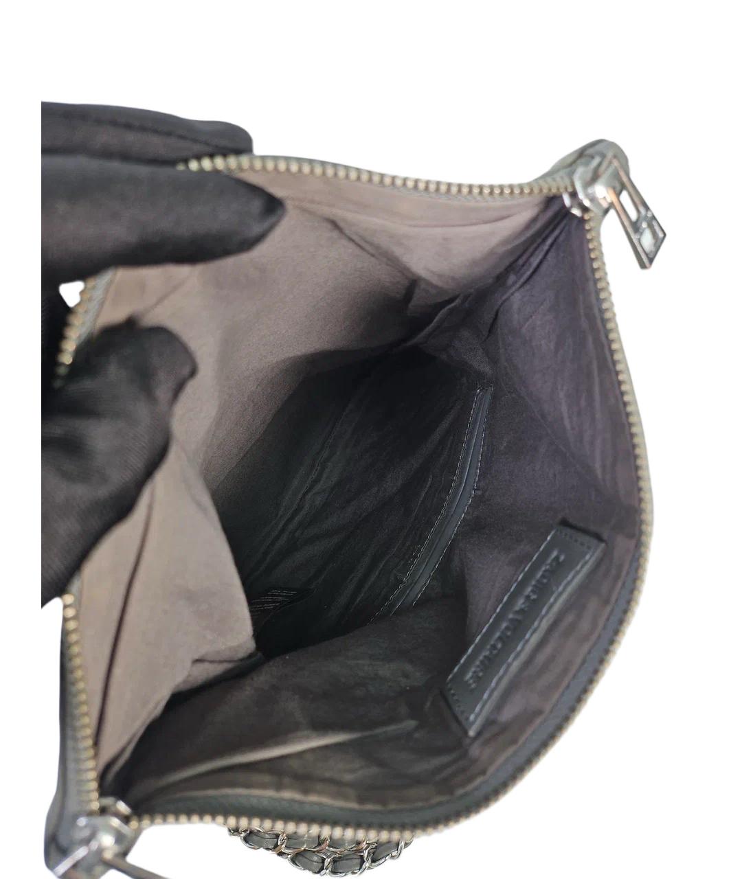 ZADIG & VOLTAIRE Серая кожаная сумка через плечо, фото 7
