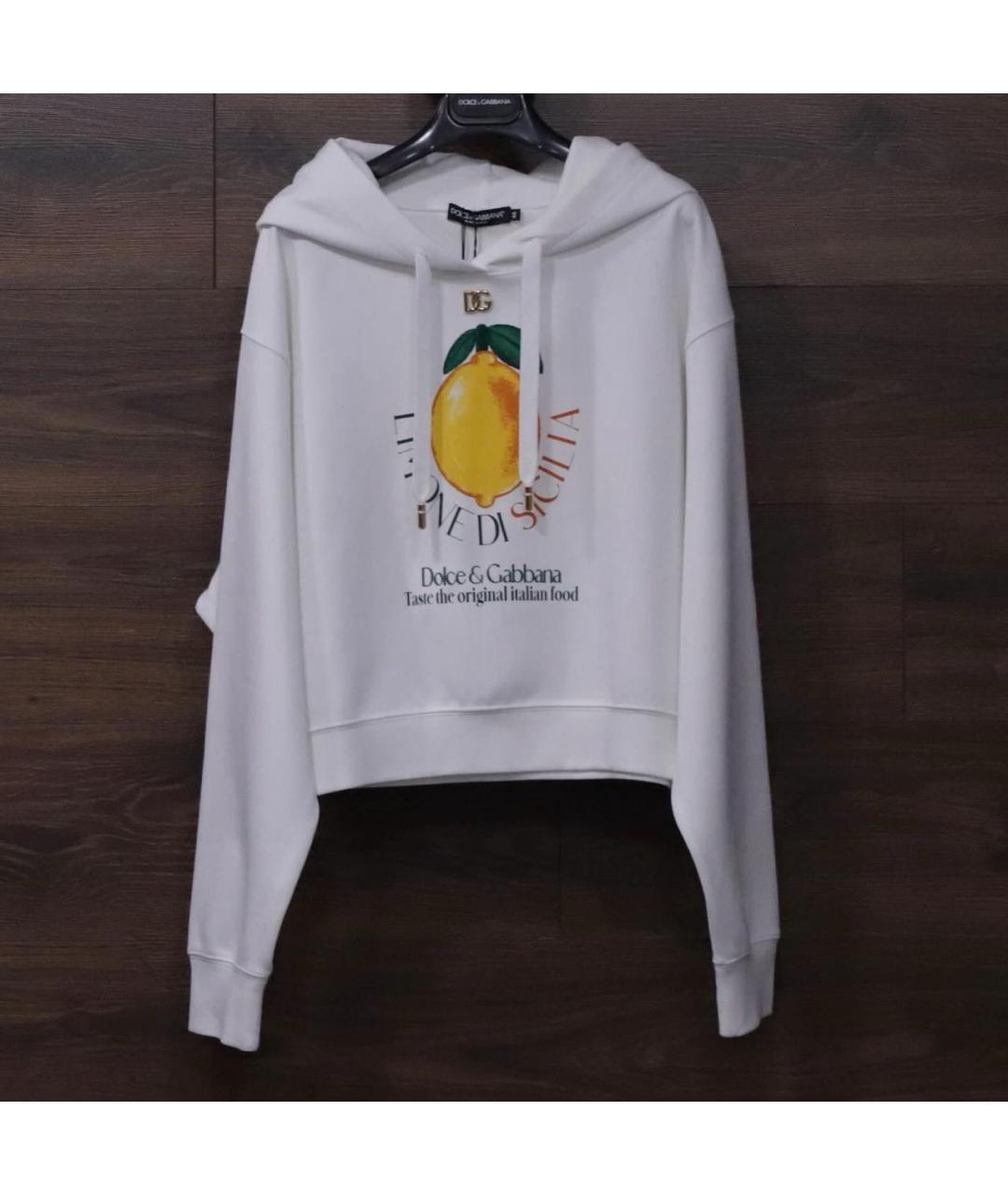 DOLCE&GABBANA Белый хлопковый костюм с брюками, фото 3