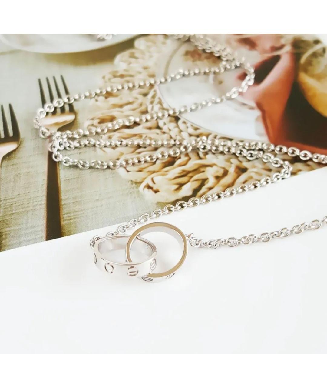 CARTIER Серебряная подвеска из белого золота, фото 2