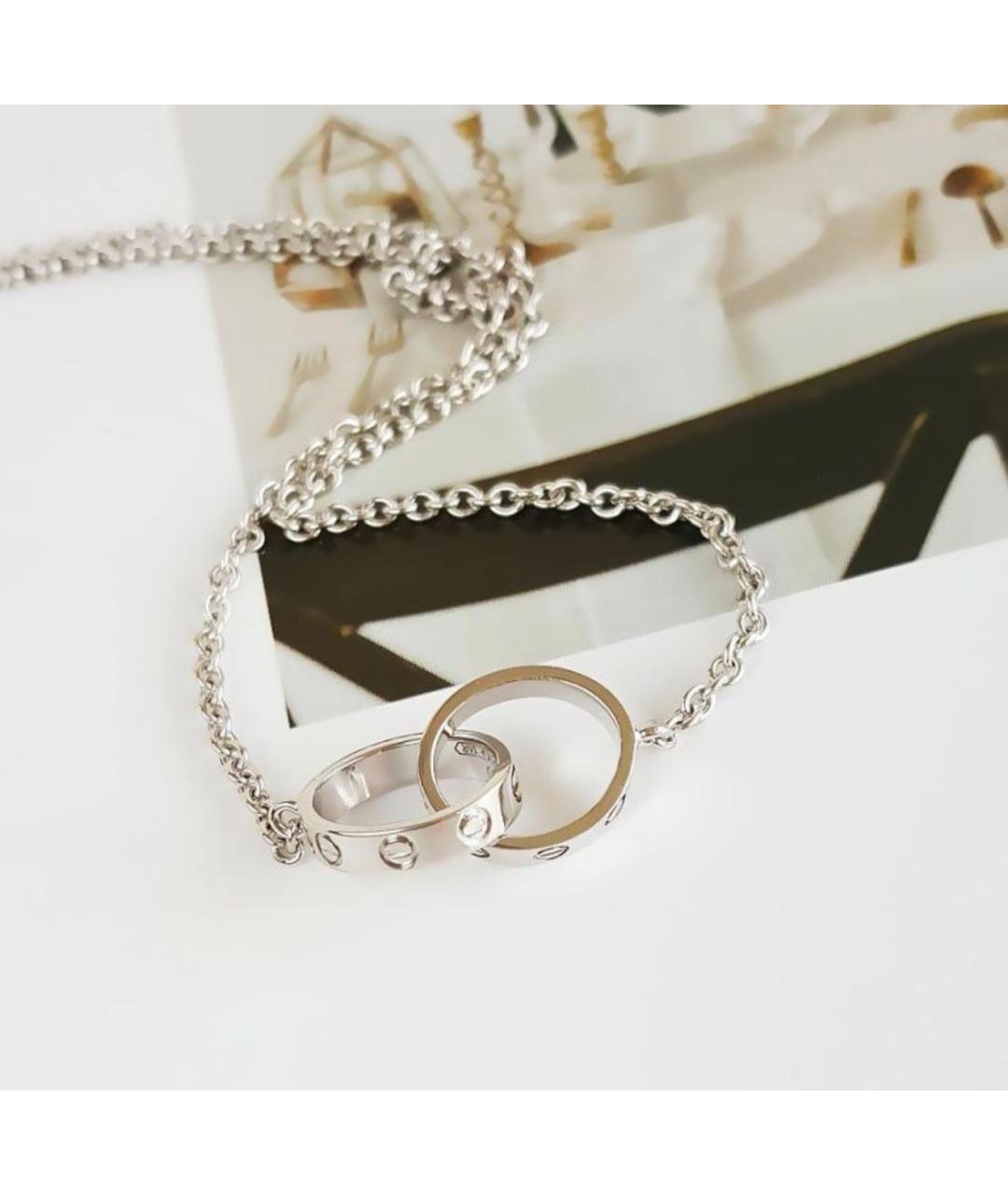 CARTIER Серебряная подвеска из белого золота, фото 5