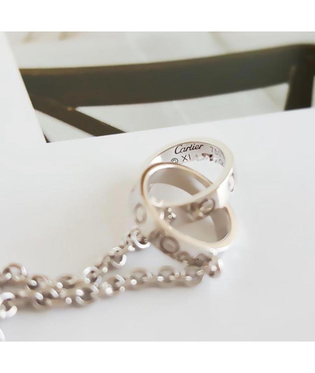 CARTIER Серебряная подвеска из белого золота, фото 4
