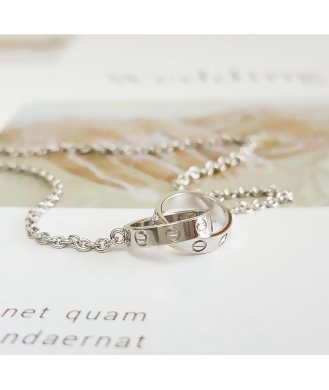 CARTIER Серебряная подвеска из белого золота, фото 3