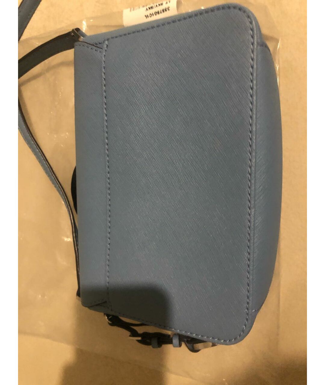MICHAEL KORS Голубая кожаная сумка через плечо, фото 8