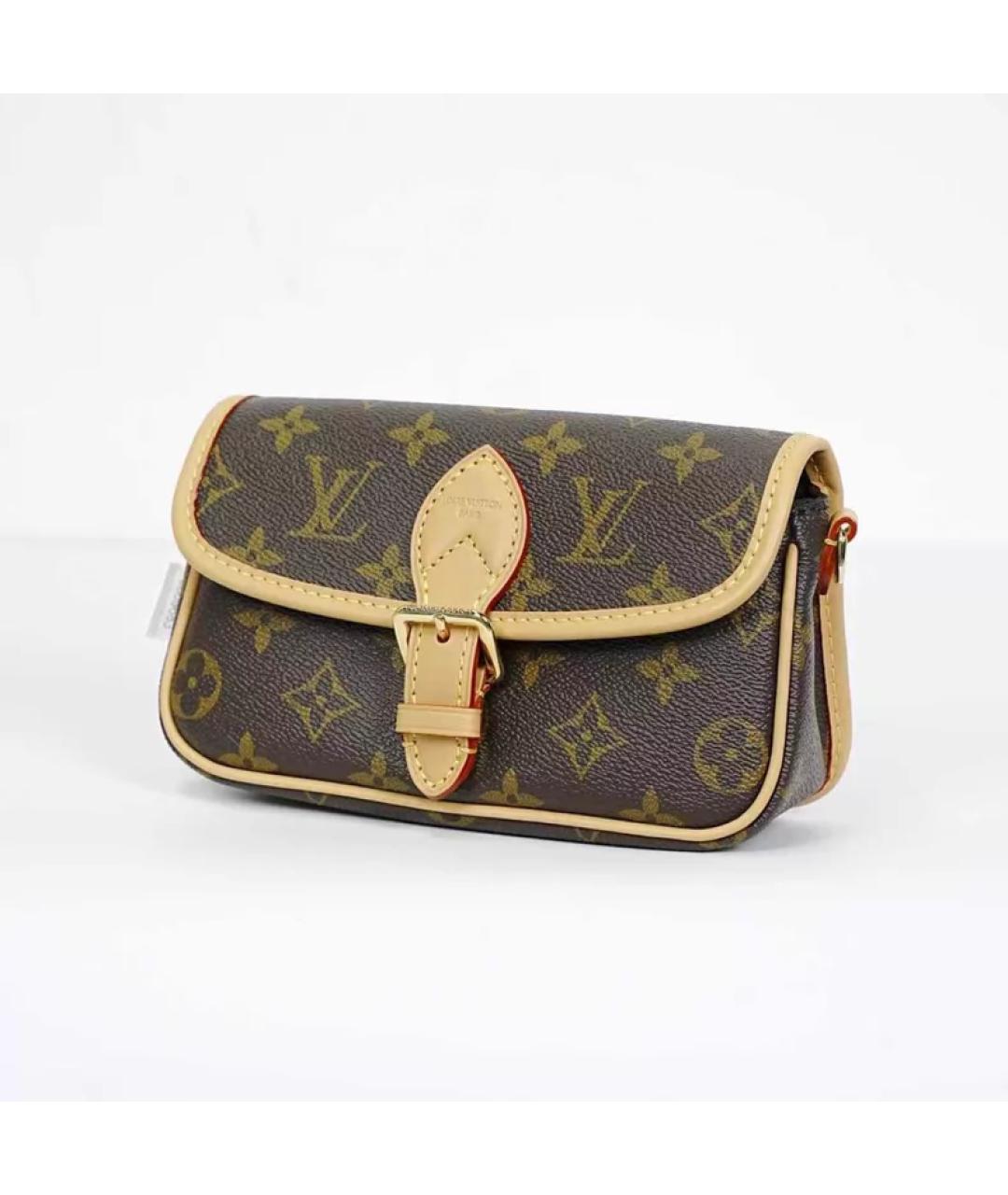 LOUIS VUITTON Коричневая сумка через плечо, фото 2