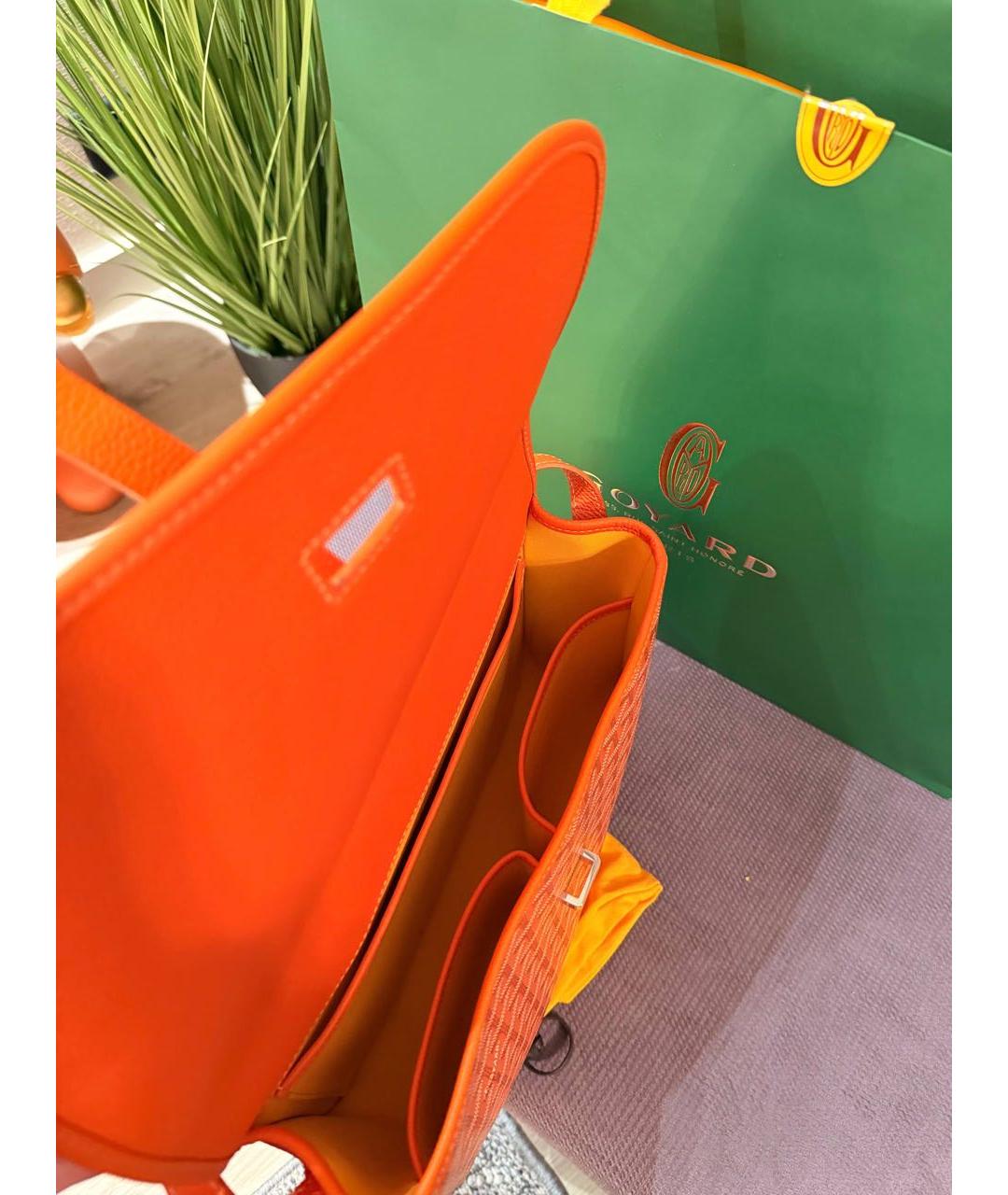 GOYARD Оранжевая сумка на плечо, фото 3
