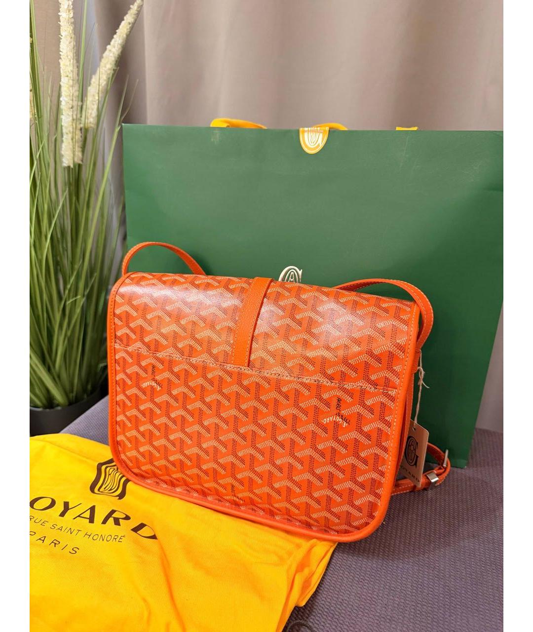 GOYARD Оранжевая сумка на плечо, фото 2