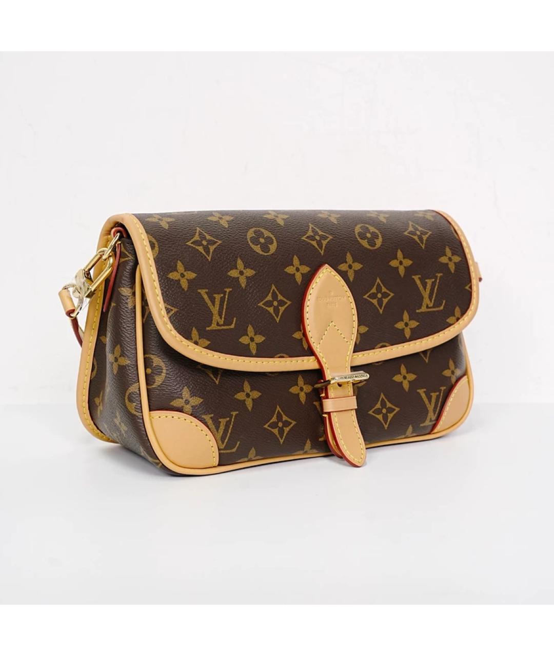 LOUIS VUITTON Коричневая сумка через плечо, фото 5