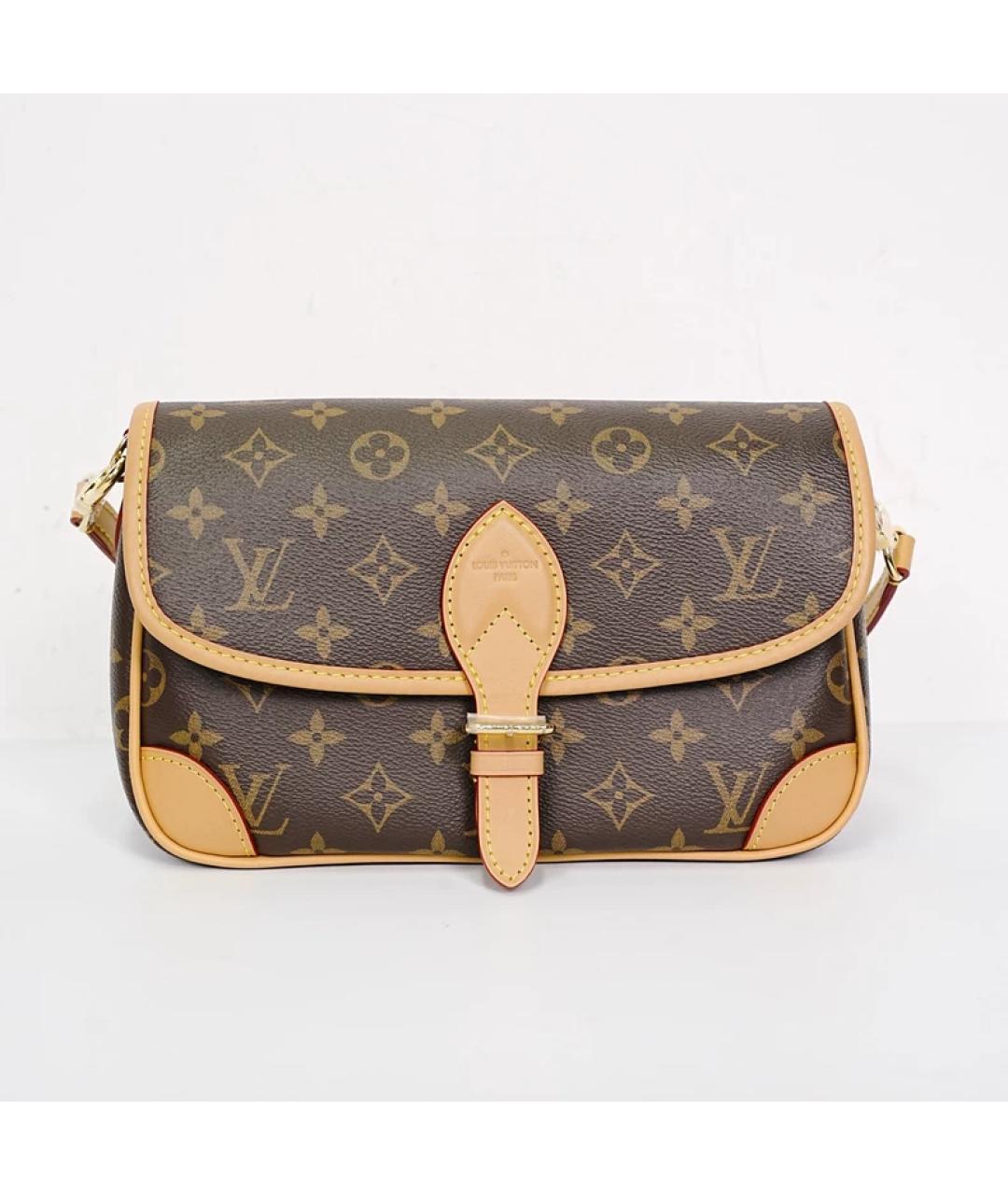 LOUIS VUITTON Коричневая сумка через плечо, фото 10