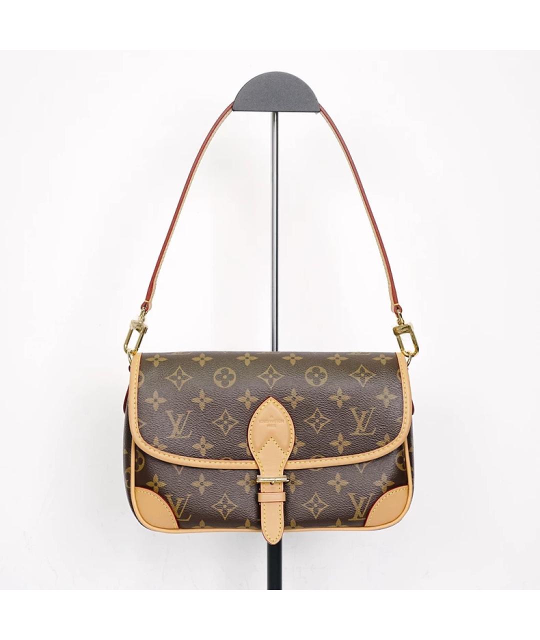 LOUIS VUITTON Коричневая сумка через плечо, фото 7