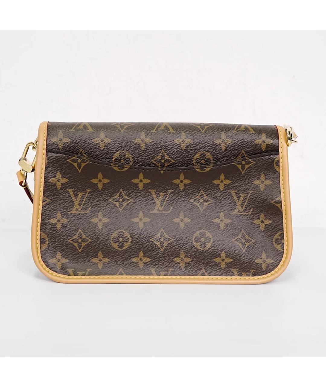 LOUIS VUITTON Коричневая сумка через плечо, фото 3