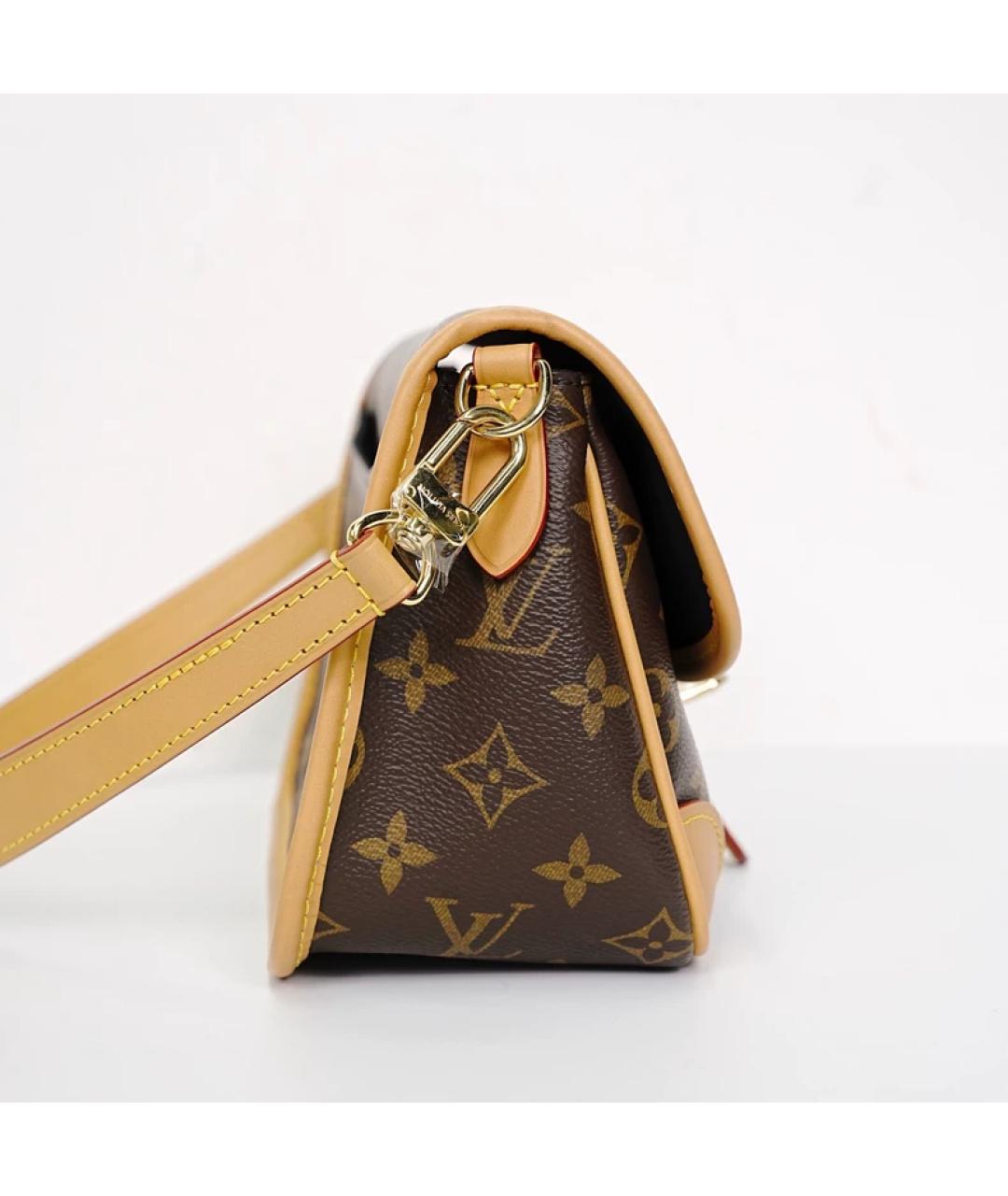 LOUIS VUITTON Коричневая сумка через плечо, фото 4