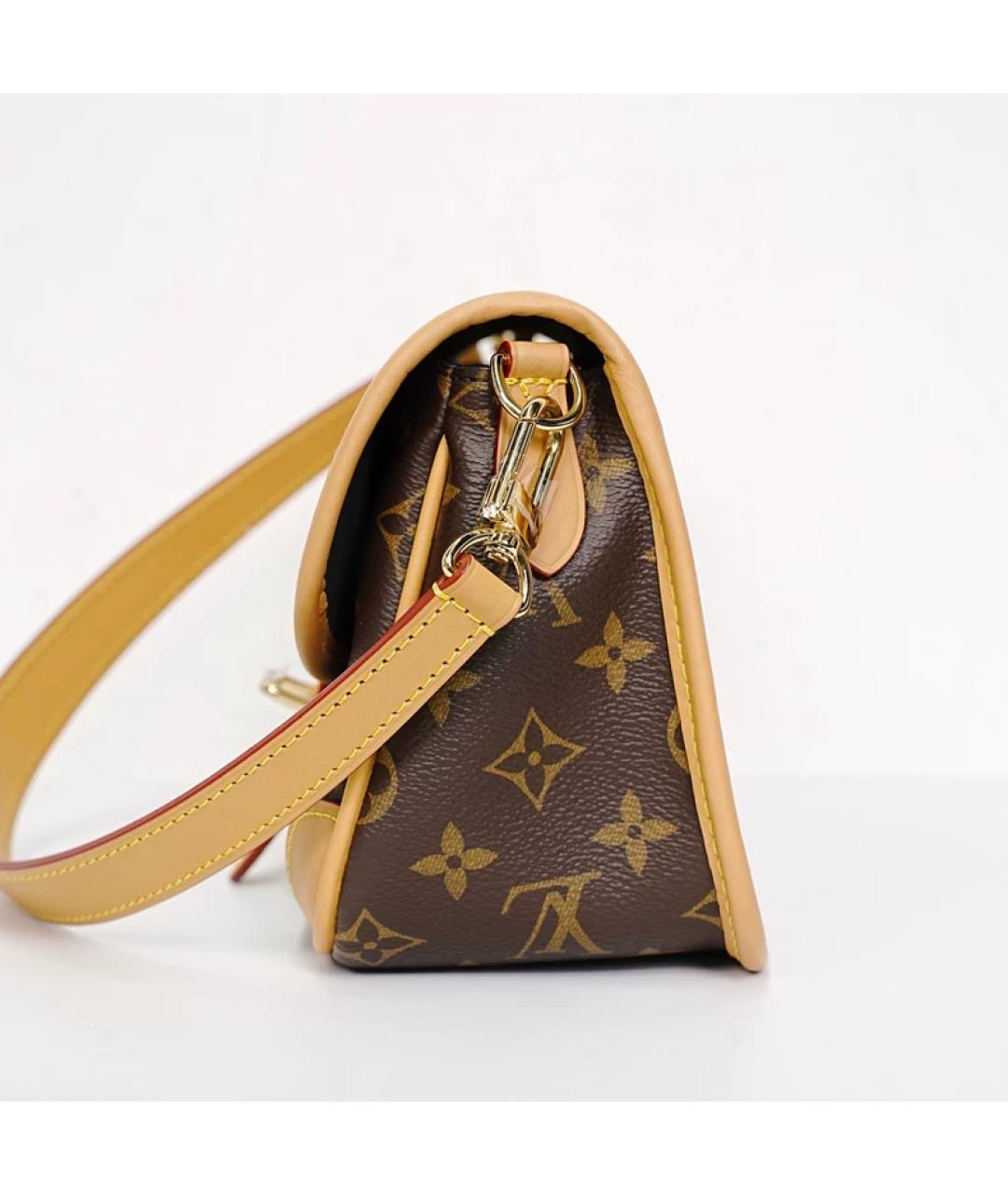 LOUIS VUITTON Коричневая сумка через плечо, фото 2