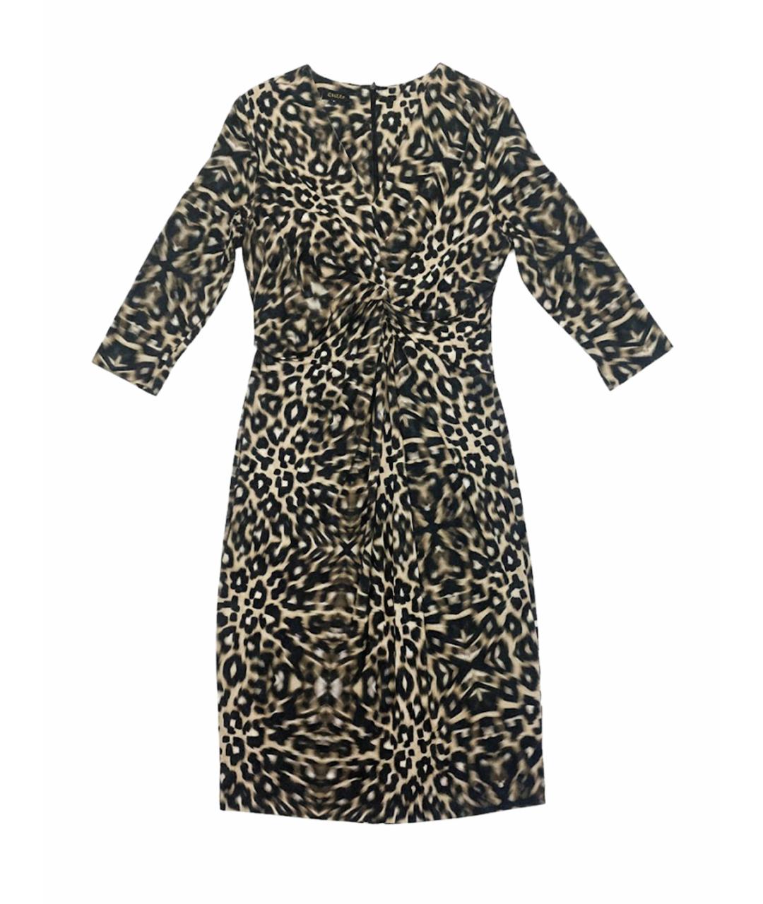 ESCADA Коричневое вискозное платье, фото 4