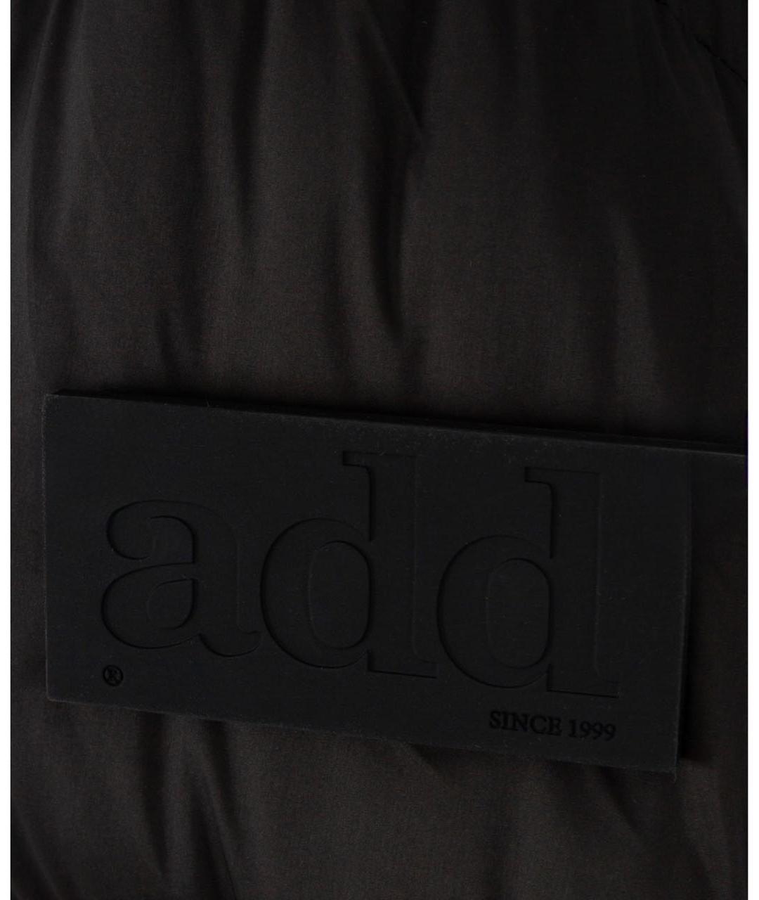 ADD Черный полиамидовый пуховик, фото 3