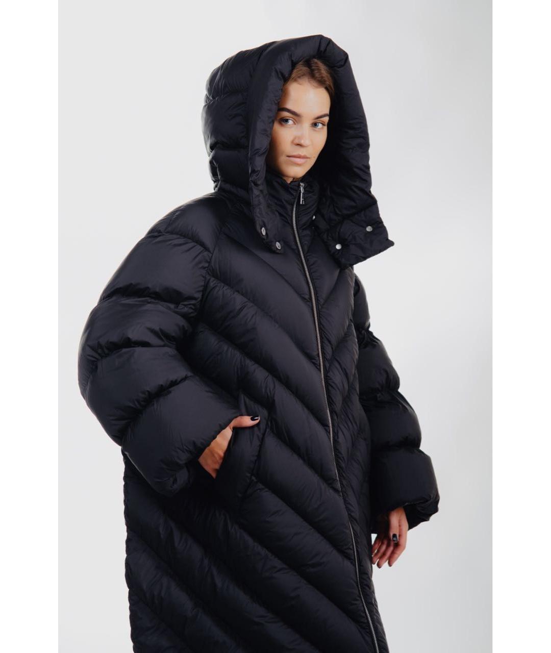 ADD Черный полиамидовый пуховик, фото 4