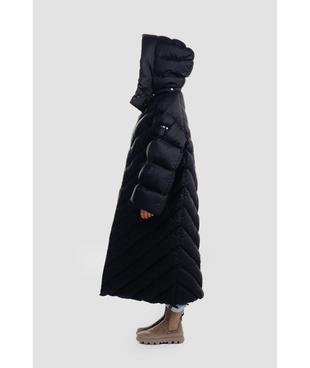 ADD Черный полиамидовый пуховик, фото 6