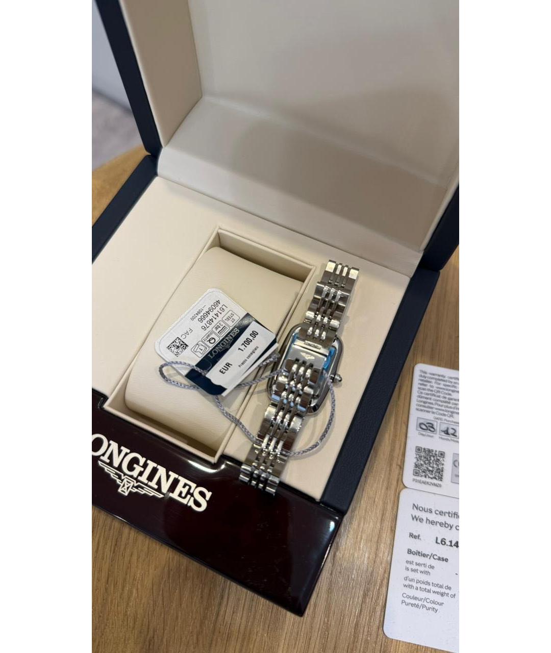 LONGINES Серебряные часы, фото 3