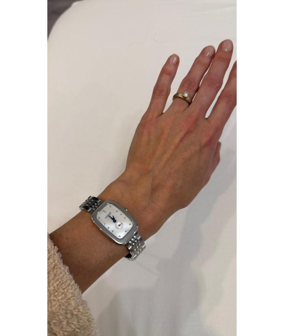 LONGINES Серебряные часы, фото 4