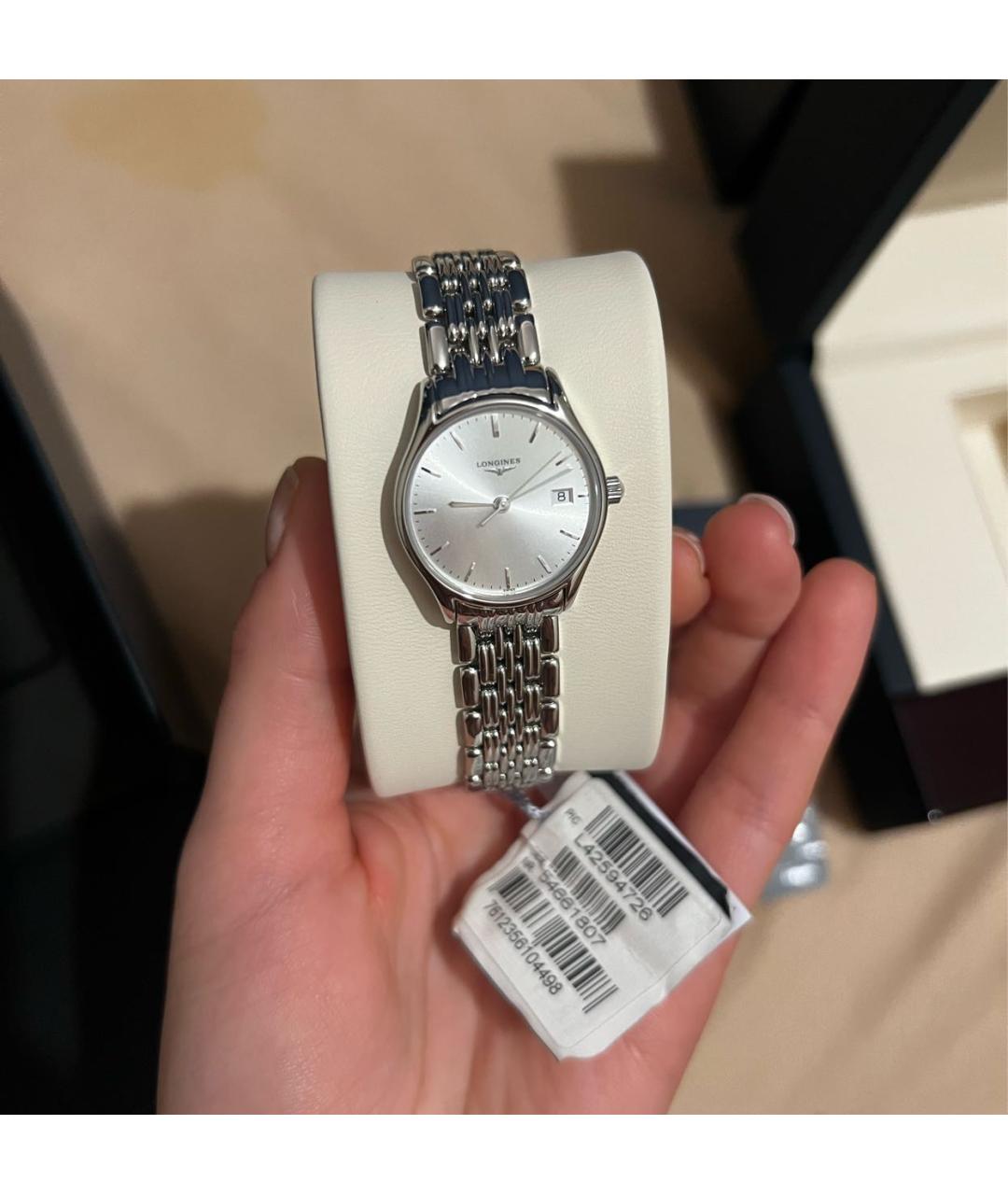 LONGINES Серебряные часы, фото 3