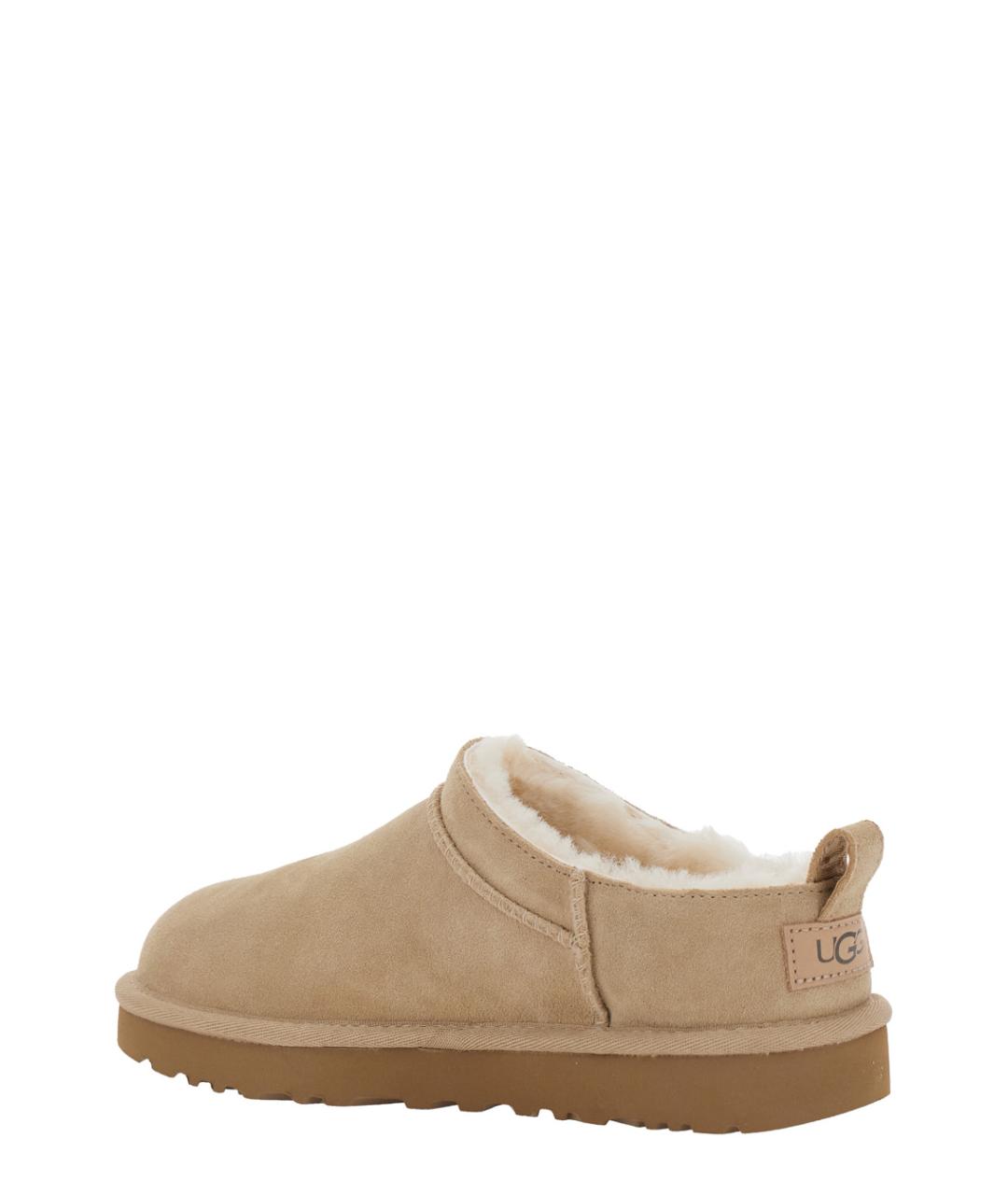 UGG AUSTRALIA Бежевые замшевые полусапоги, фото 3