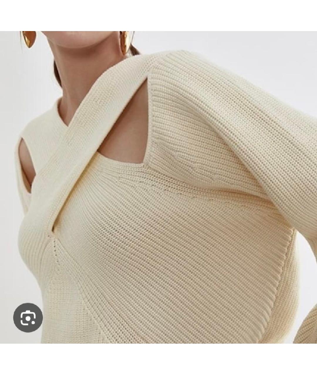 COS Белый хлопковый джемпер / свитер, фото 6