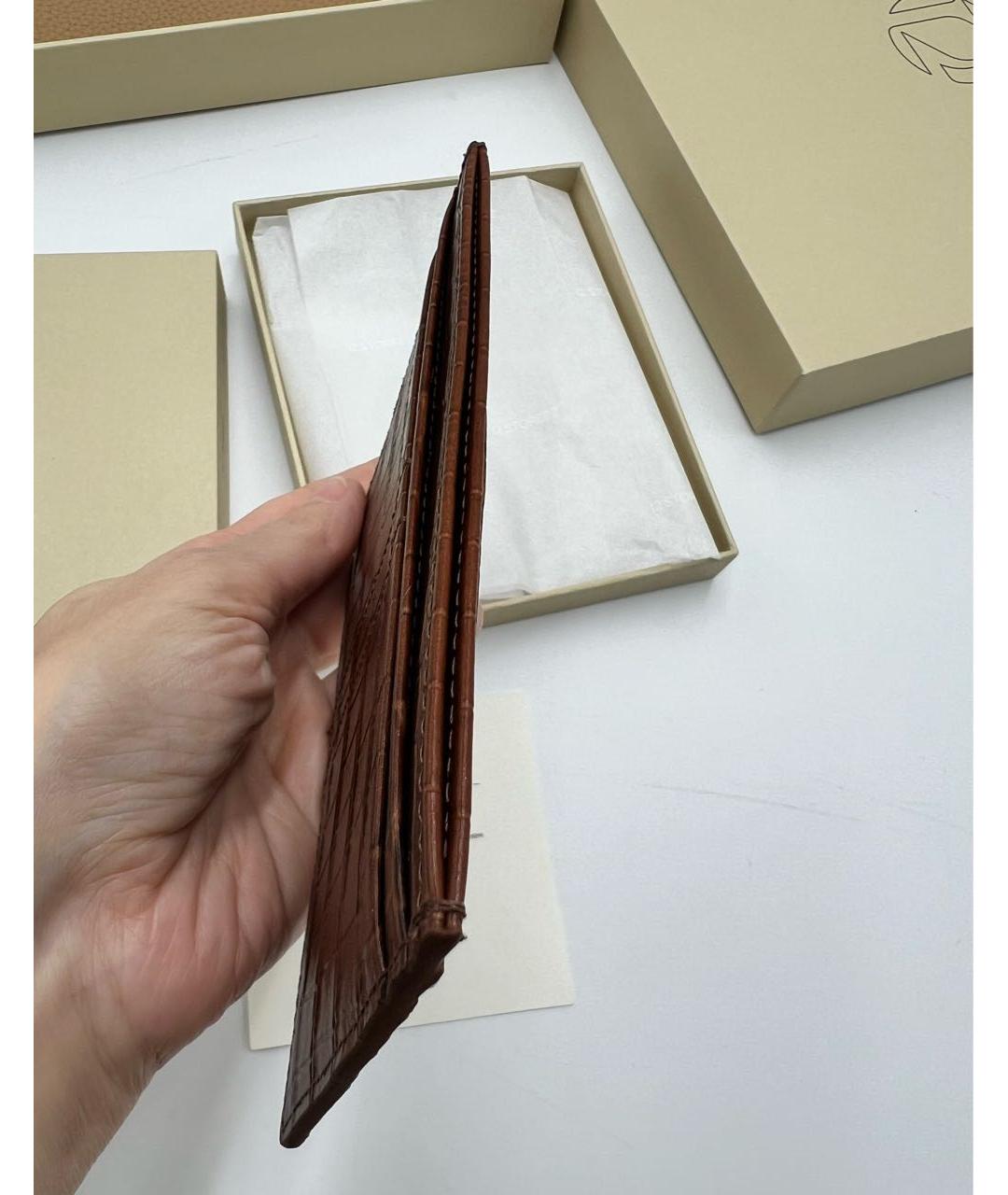 12 STOREEZ Бежевый кожаный кардхолдер, фото 4