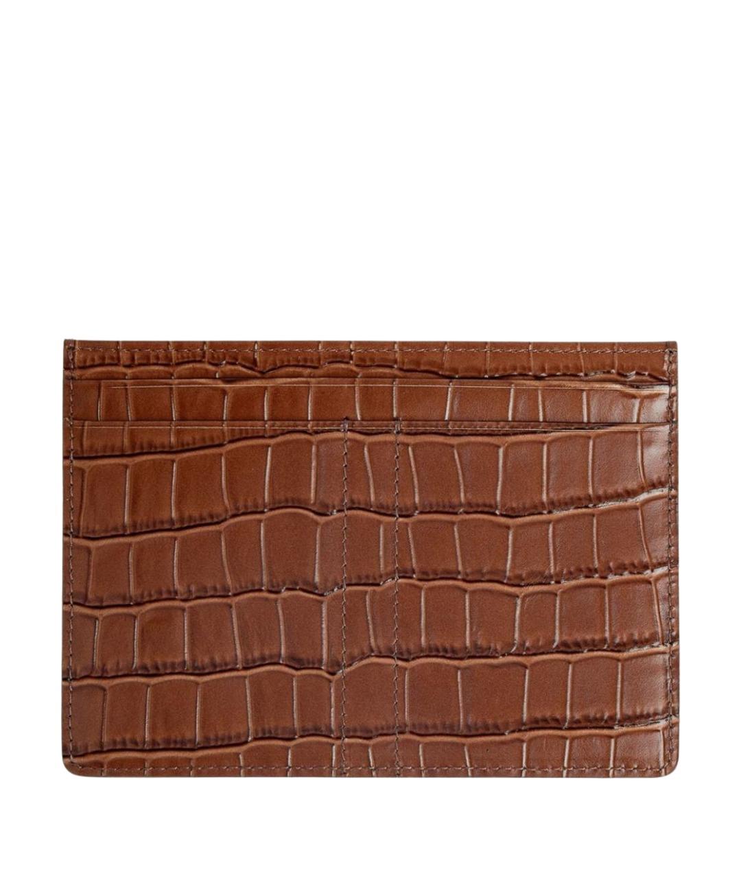 12 STOREEZ Бежевый кожаный кардхолдер, фото 1