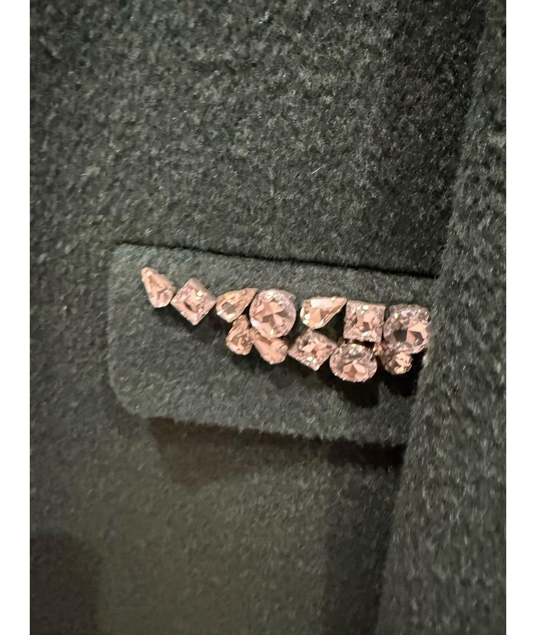 BLUGIRL Зеленые шерстяное пальто, фото 4