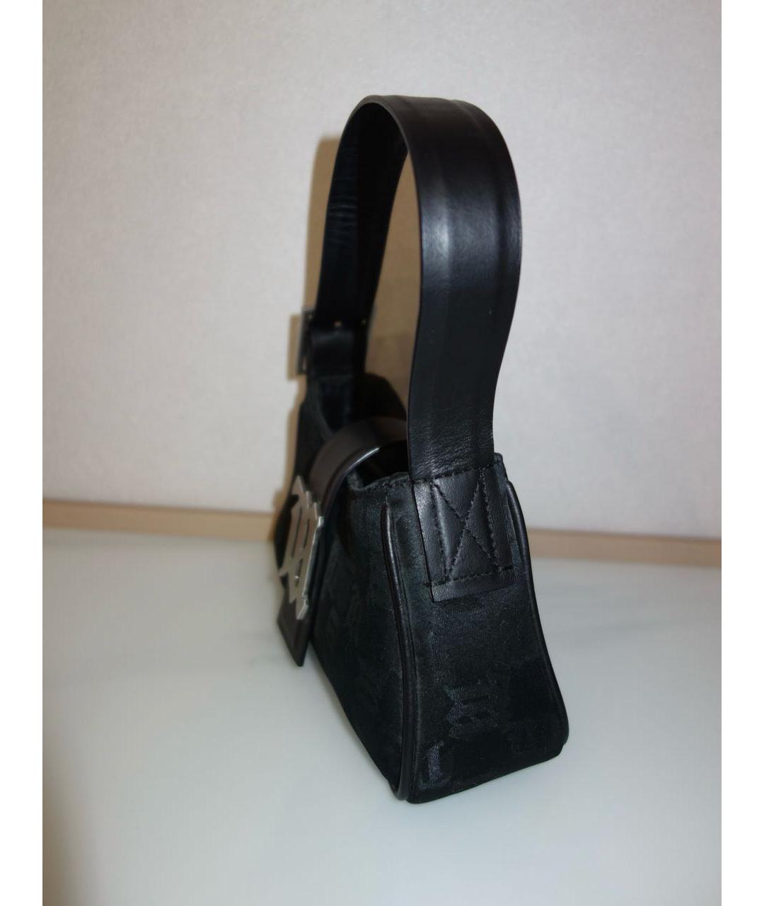 MISBHV Черная кожаная сумка с короткими ручками, фото 2