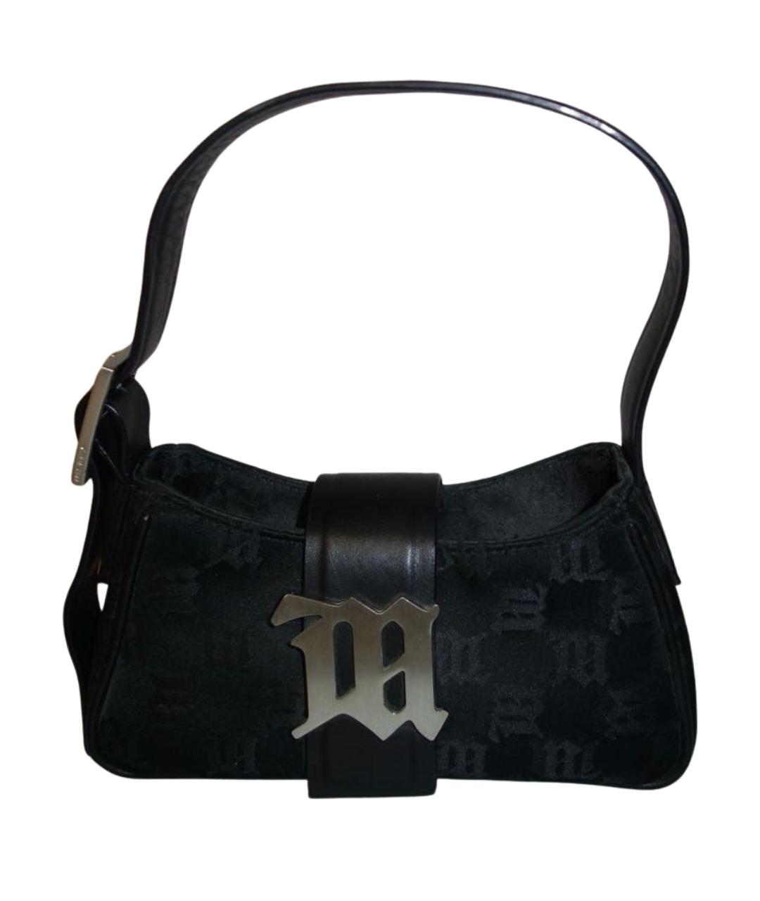 MISBHV Черная кожаная сумка с короткими ручками, фото 1