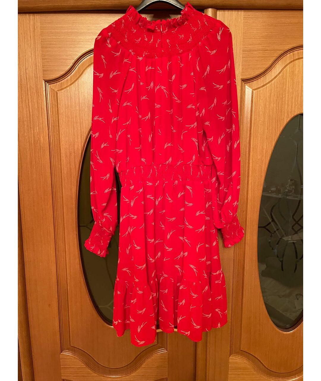 MICHAEL MICHAEL KORS Красное полиэстеровое повседневное платье, фото 2