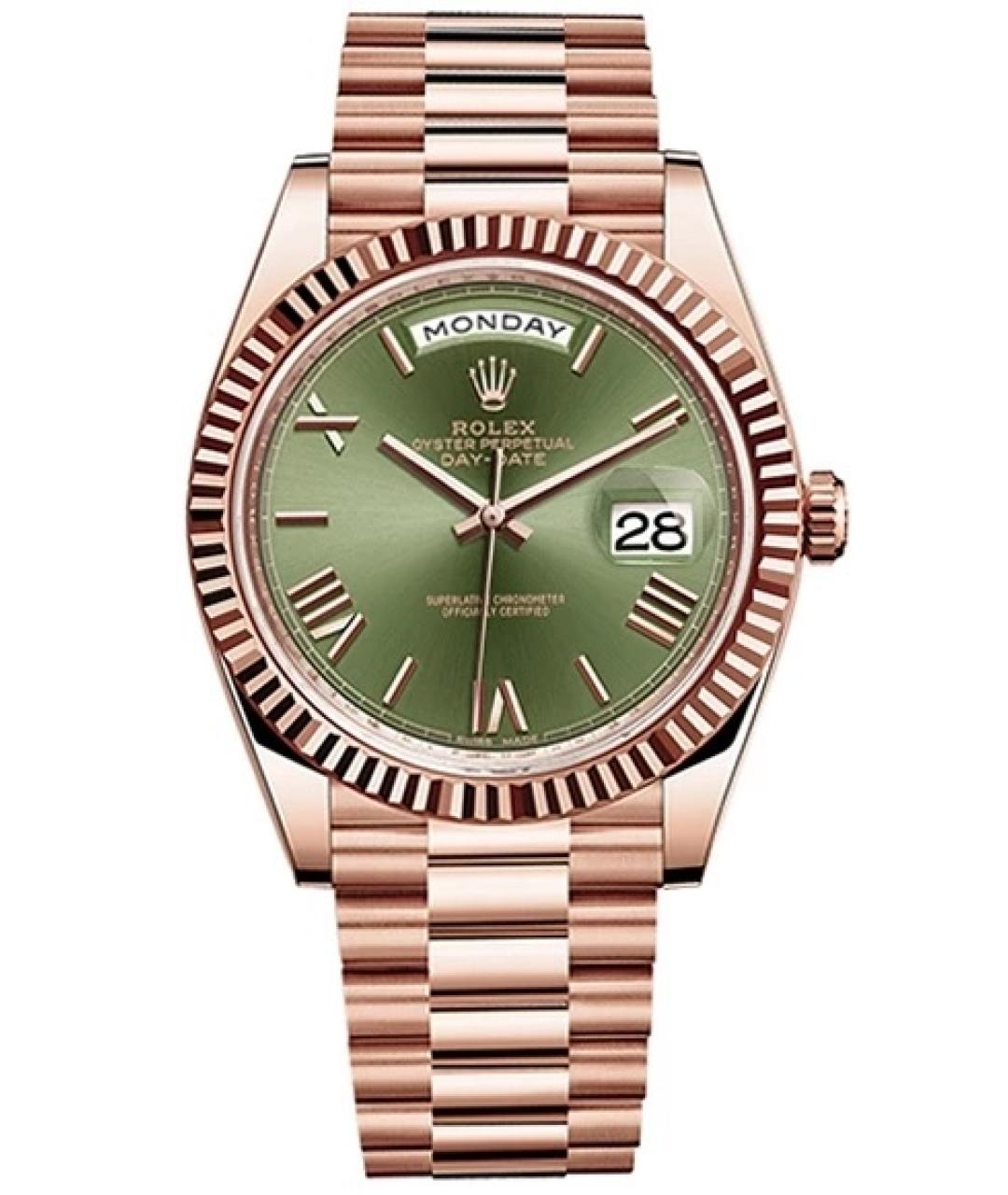 ROLEX Золотые часы из розового золота, фото 5
