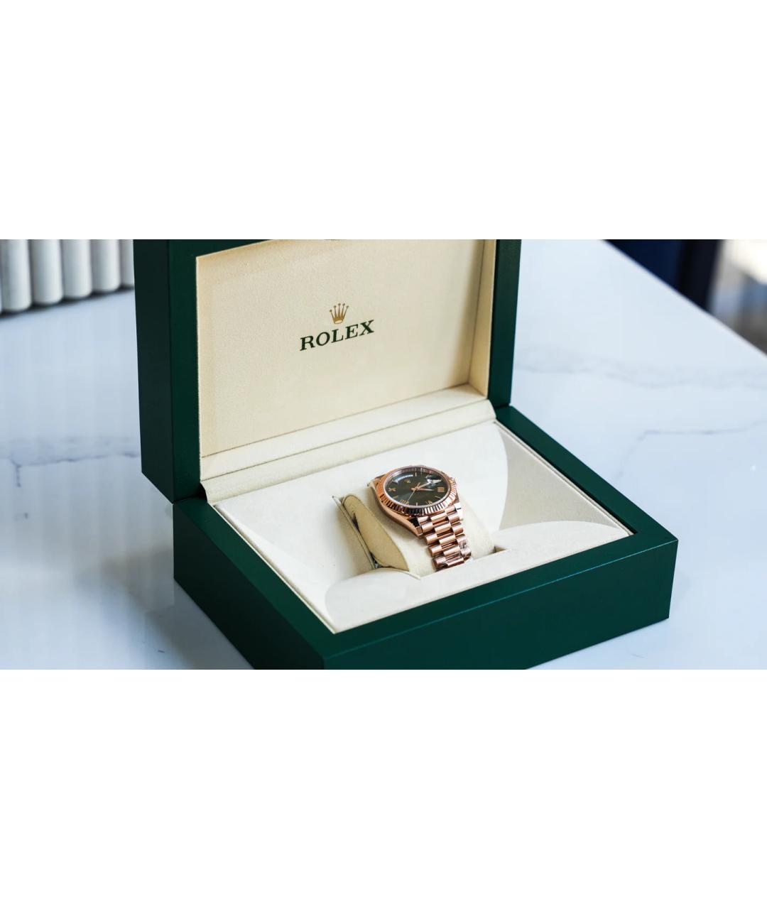 ROLEX Золотые часы из розового золота, фото 2