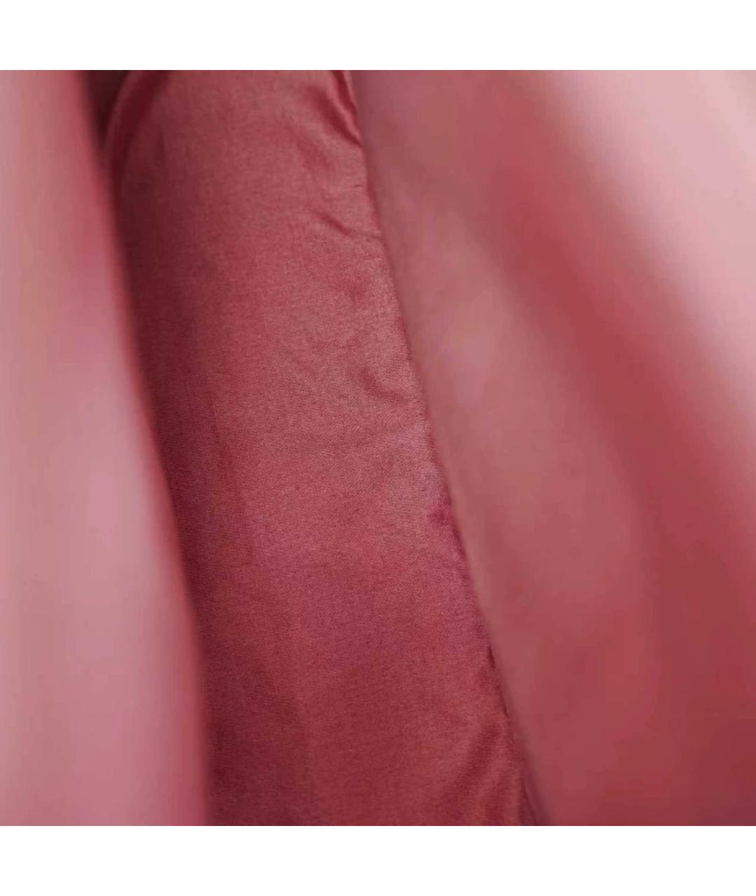 MIU MIU Розовая кожаная сумка с короткими ручками, фото 8