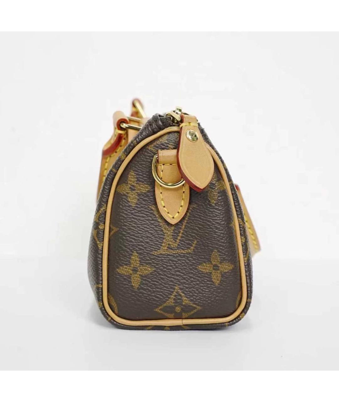 LOUIS VUITTON Коричневая сумка с короткими ручками, фото 3