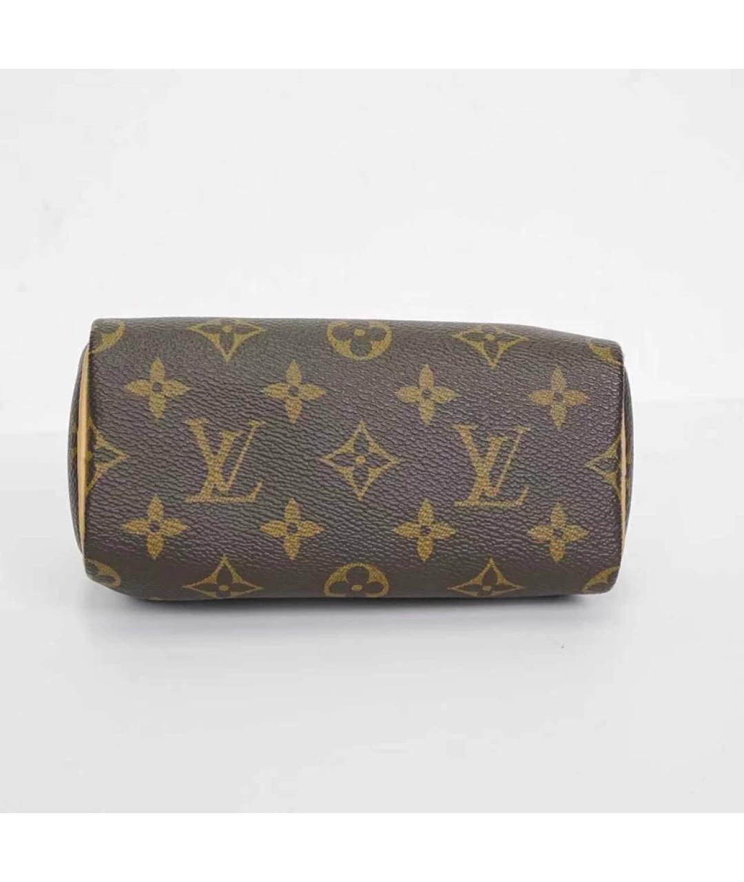 LOUIS VUITTON Коричневая сумка с короткими ручками, фото 2