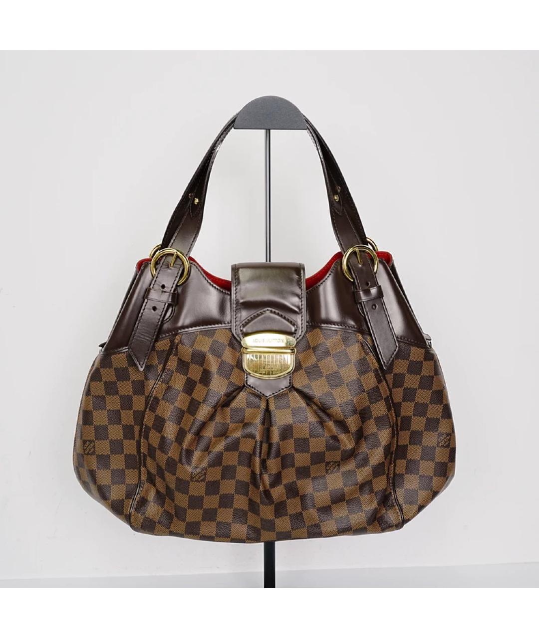 LOUIS VUITTON Коричневая сумка с короткими ручками, фото 6