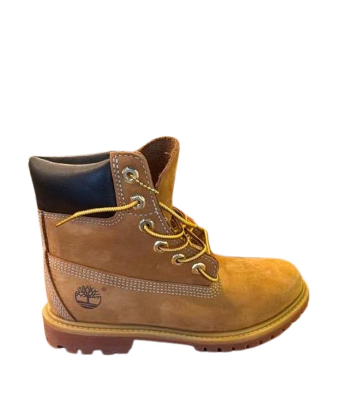 TIMBERLAND Коричневые нубуковые ботинки, фото 1