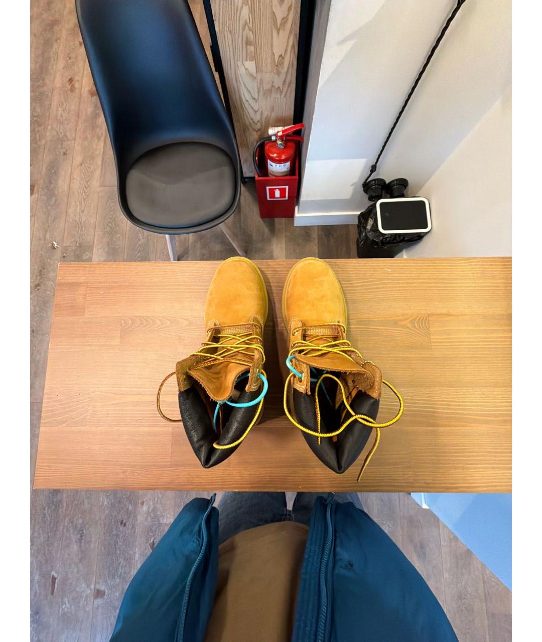 TIMBERLAND Коричневые нубуковые ботинки, фото 3