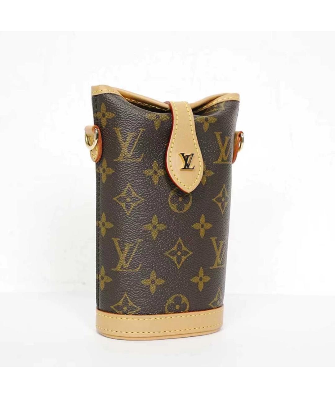 LOUIS VUITTON Коричневая сумка через плечо, фото 3