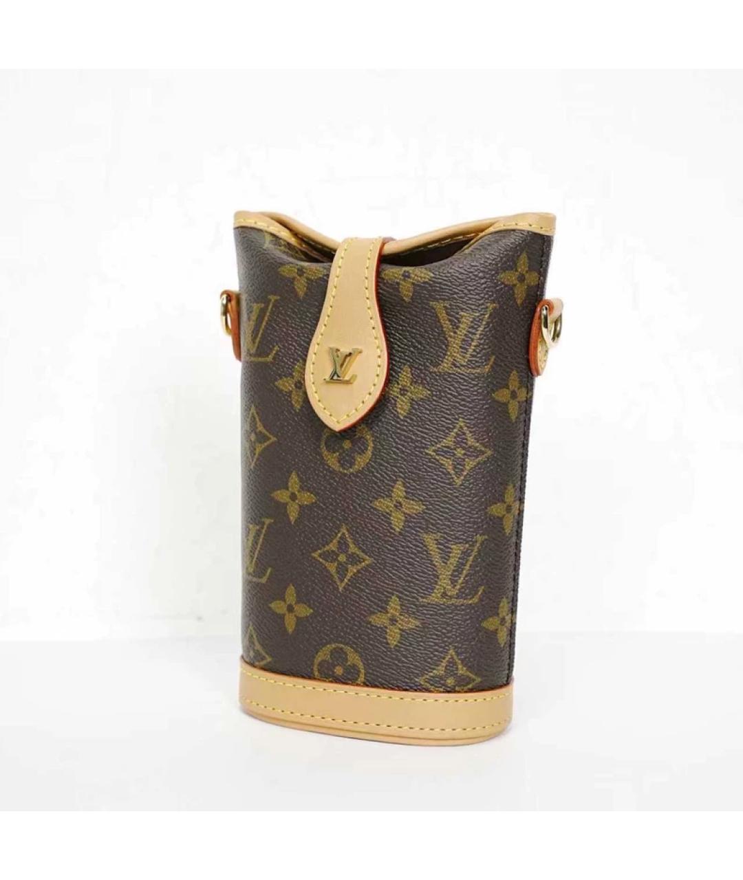 LOUIS VUITTON Коричневая сумка через плечо, фото 2