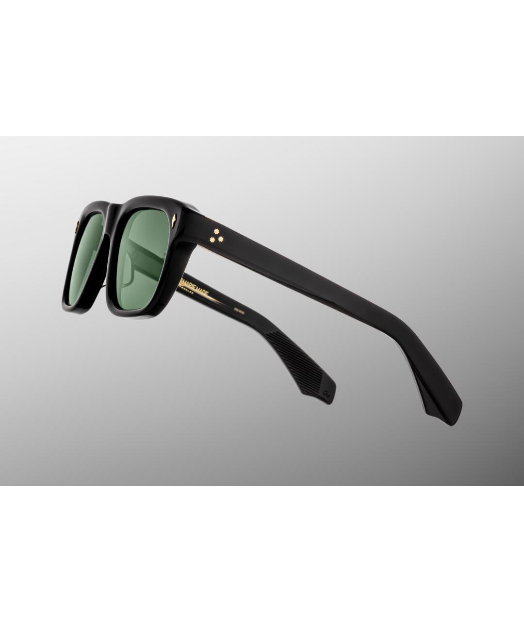 JACQUES MARIE MAGE Черные пластиковые солнцезащитные очки, фото 2