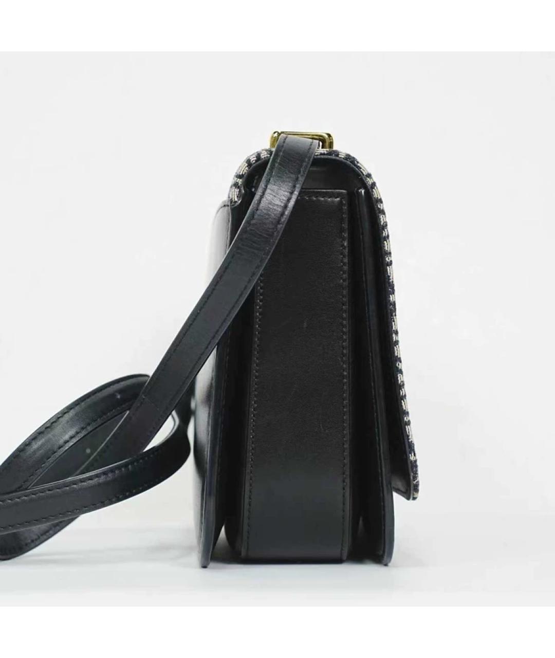 LOEWE Темно-синяя жаккардовая сумка через плечо, фото 5