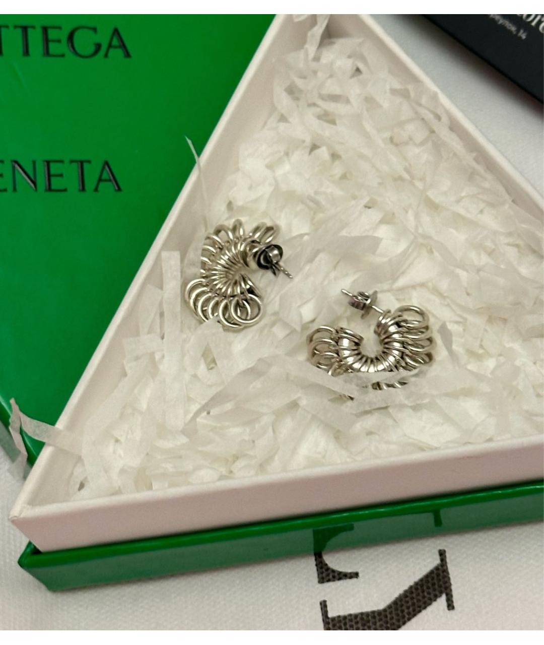 BOTTEGA VENETA Серебряные серебряные серьги, фото 8