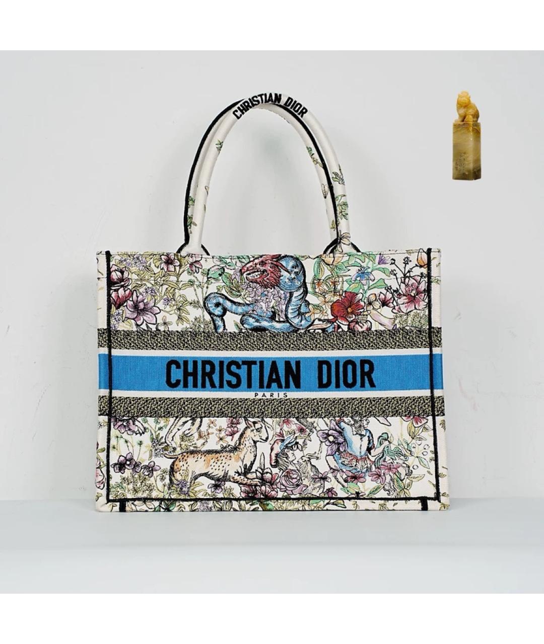 CHRISTIAN DIOR Мульти тканевая сумка с короткими ручками, фото 9