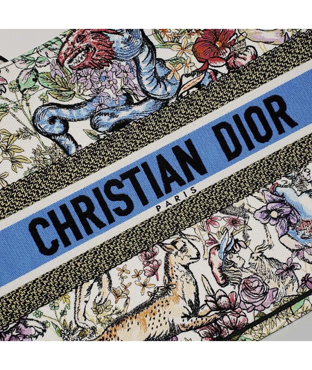 CHRISTIAN DIOR Мульти тканевая сумка с короткими ручками, фото 7