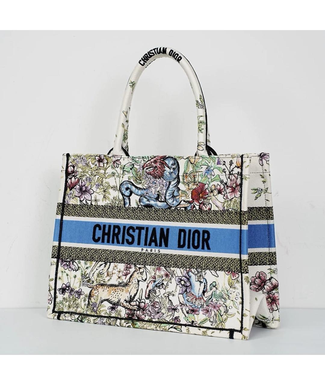 CHRISTIAN DIOR Мульти тканевая сумка с короткими ручками, фото 2